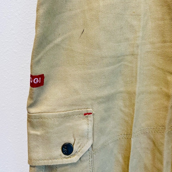 COOGI Mens Khaki Cargo Shorts - Picture 8 of 9